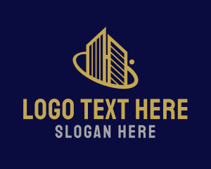 Loan - Urban City Orbit logo design