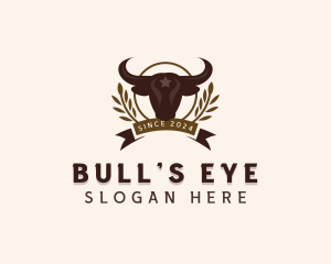 Bull Western Rodeo logo design