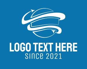 Logistics - White Globe Logistics logo design