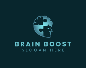 Quiz - Human Mental Puzzle logo design