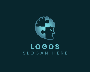 Puzzle - Human Mental Puzzle logo design