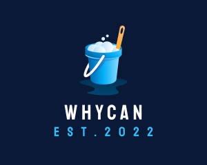 Disinfecting - Sanitation Utility Bucket logo design
