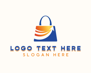 Sale - Shopping Bag Discount logo design