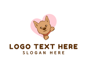 Pet Dog Heart Logo