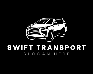 SUV Transportation Vehicle logo design