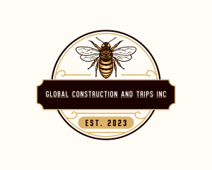 Bee Insect Wildlife Logo