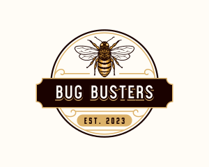 Bee Insect Wildlife logo design