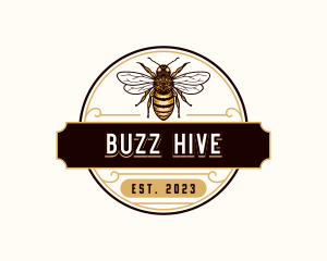 Bee Insect Wildlife logo design