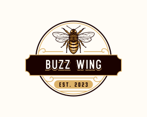 Bee Insect Wildlife logo design