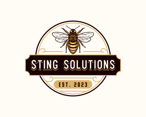 Bee Insect Wildlife logo design