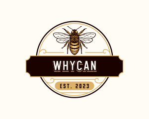 Bee Insect Wildlife logo design