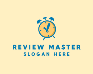 Review - Pencil Alarm Clock logo design