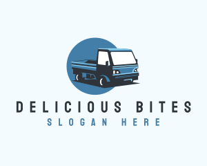 Transportation Pickup Truck Delivery Logo