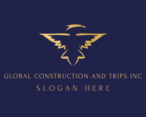 Premium - Premium Gold Bird logo design