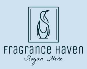 Penguin Picture Frame logo design