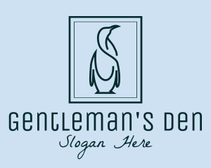 Penguin Picture Frame logo design