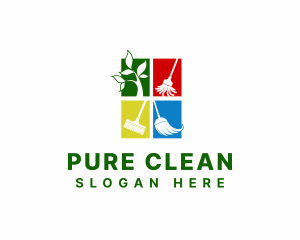 Natural Cleaning Housekeeping logo design