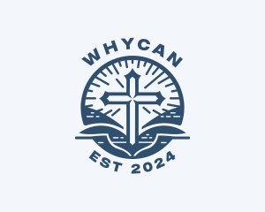 Worship - Christian Church Cross logo design
