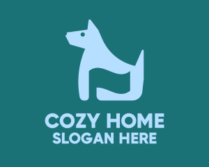 Pet Dog Flag logo design
