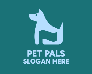 Pet Dog Flag logo design