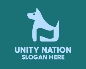 Nation - Pet Dog Flag logo design