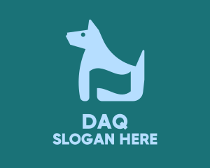 Veterinary - Pet Dog Flag logo design