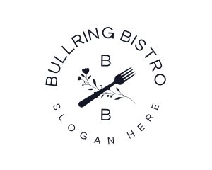 Flower Fork Bistro logo design