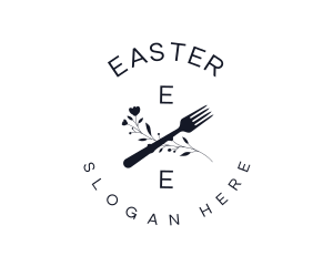 Eat - Flower Fork Bistro logo design