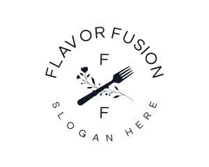 Taste - Flower Fork Bistro logo design