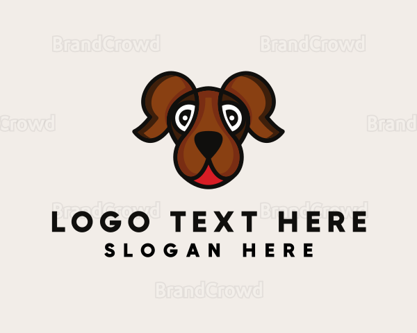 Veterinarian Dog Care Logo