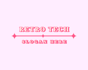 Retro Sparkle Star  Boutique logo design