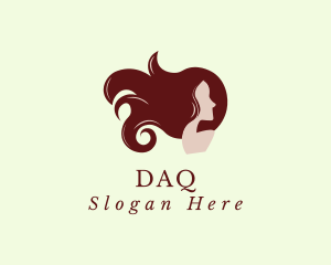 Woman Hair Styling Salon Logo