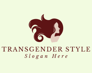 Woman Hair Styling Salon logo design