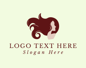Hairdresser - Woman Hair Styling Salon logo design