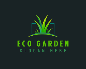 Greenery - Grass Lawn Greenery logo design