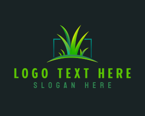 Grass Lawn Greenery Logo