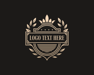 Wedding - Royal Shield Crown logo design