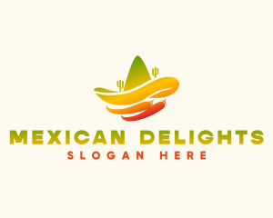 Mexican Hat Chili logo design