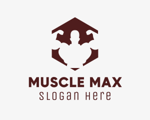 Bodybuilding - Bodybuilder Muscle Man logo design