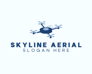 Aerial - Aerial Drone Quadrotor logo design