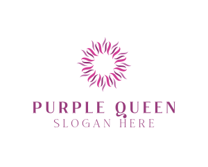 Purple Ribbon Star logo design