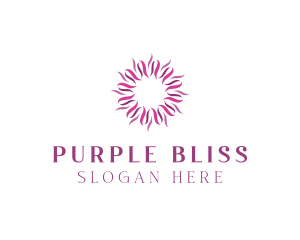 Purple Ribbon Star logo design