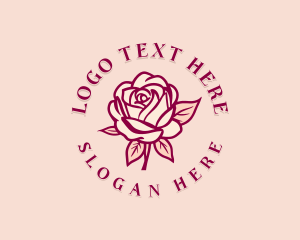 Rose Flower Boutique Logo