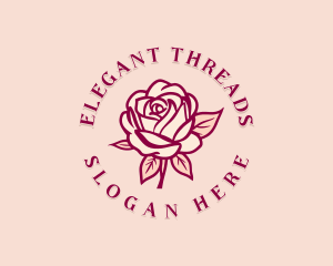 Rose Flower Boutique logo design