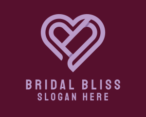 Bride - Heart Romantic Date logo design