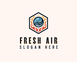 Thermal Cooling Ventilation logo design