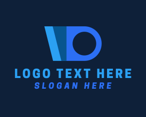 Letter YM - Professional Consulting Letter D logo design