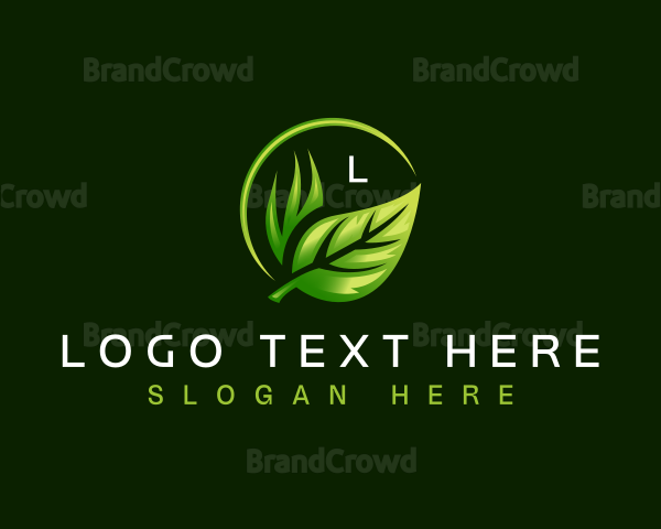 Plant Landscaping Leaves Logo