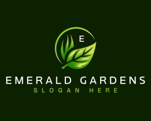 Plant Landscaping Leaves logo design