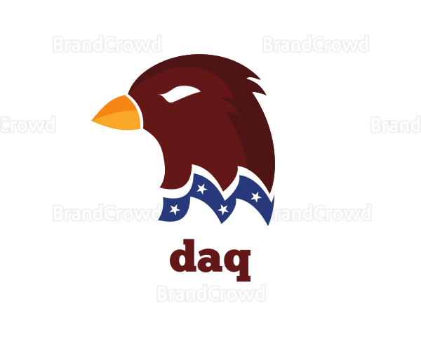 Stars Patriotic Bird Logo